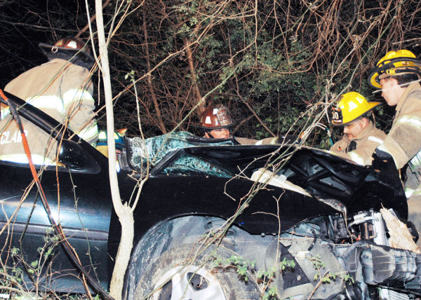 Crews Work Accident Scene